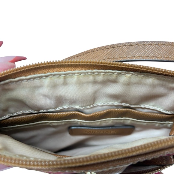 MICHAEL KORS Kempton Claret Burgundy Nylon Pocket Crossbody Bag - Picture 7 of 10